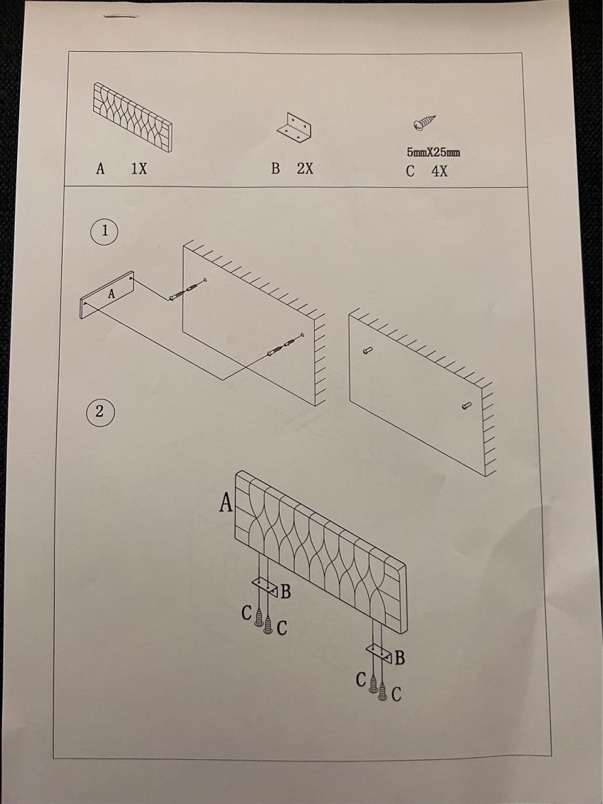 Ophæng af sengegavl