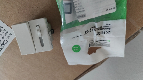 Udskiftning af kontakt 220V - (lysdæmper) LED