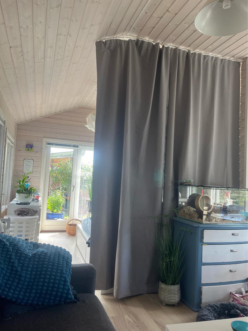 Skillevæg og skydedør montering