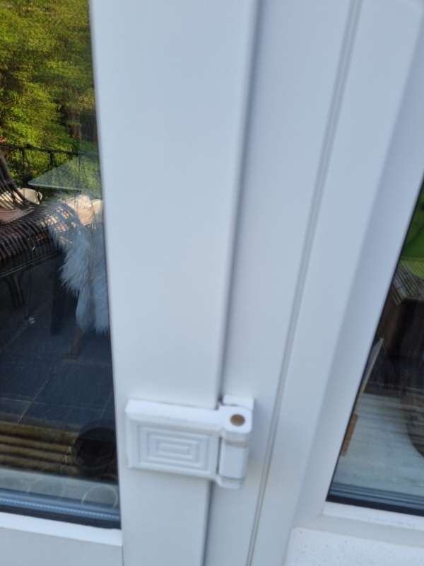 Reparation af terassedørskinne