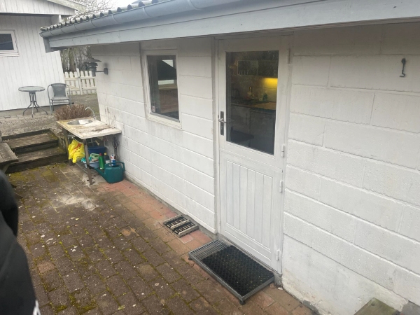 Pudsning/Kalkning af gasbeton sommerhus