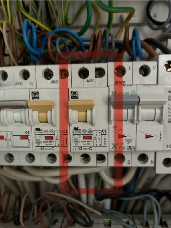 udskiftning af automatsikring