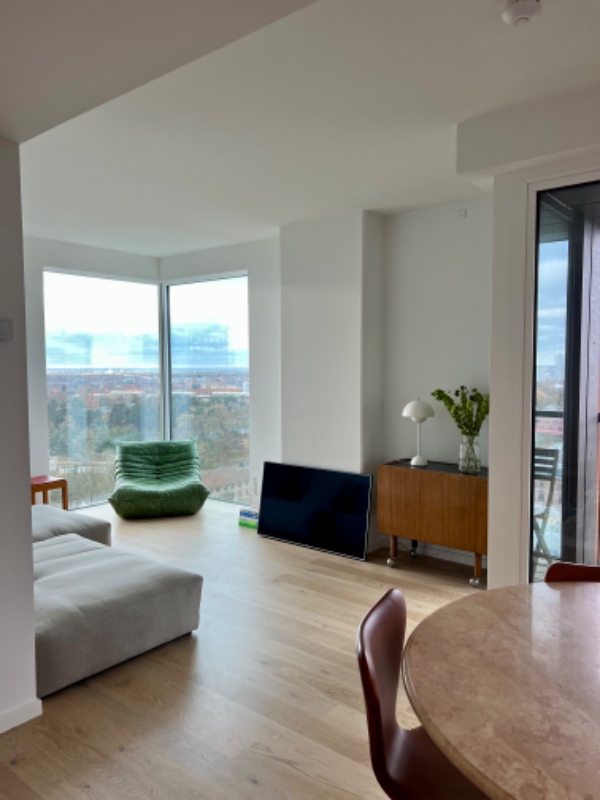 Maleropgave (køkken alrum, to værelser + toilet)