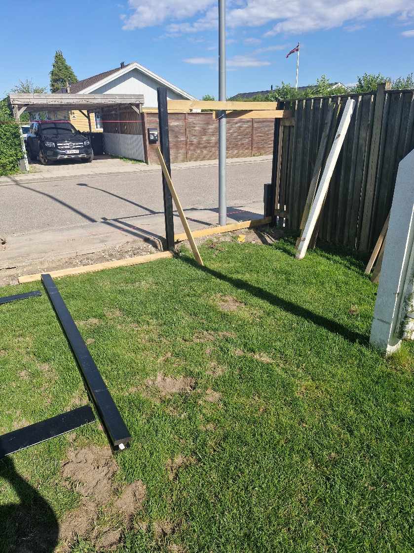 Opsætning af plankeværk