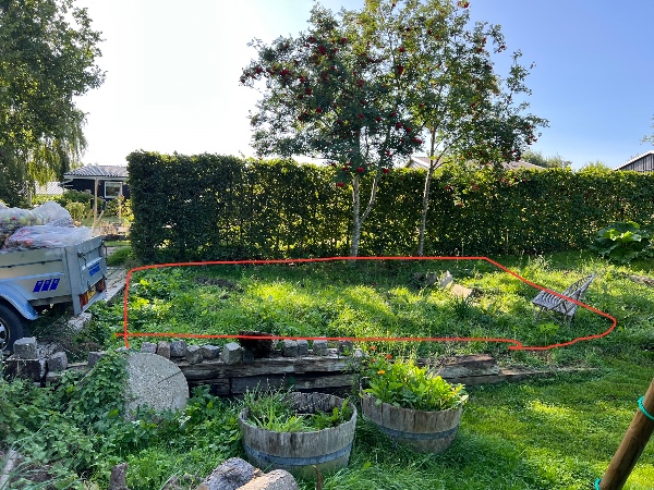 Gravet og fjernet jord