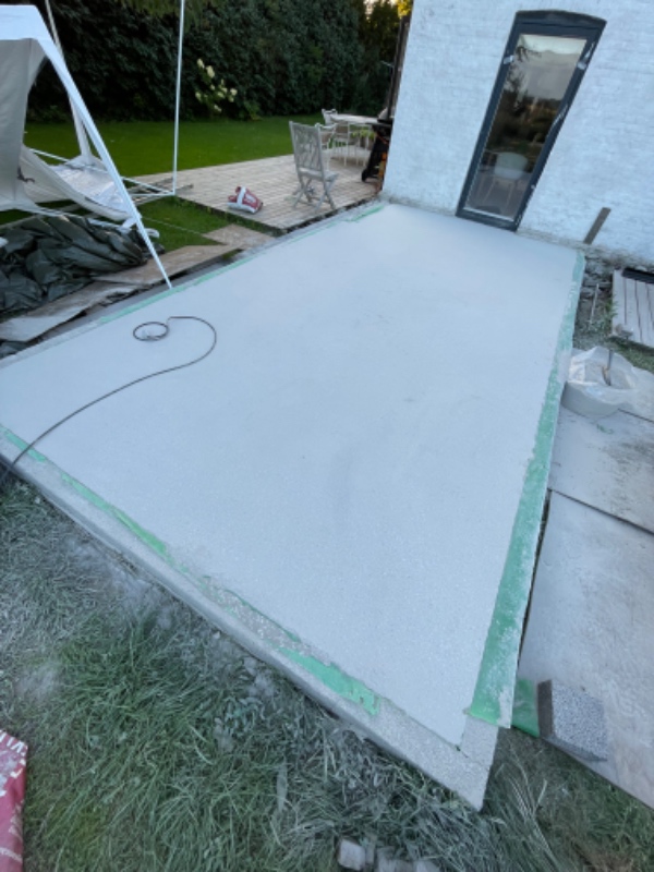 Opmuring af 60cm murstensvæg til 20m2 orangeri