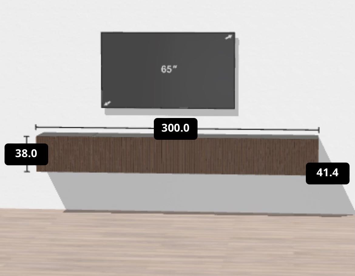 Samle + ophæng af TV og TVbord