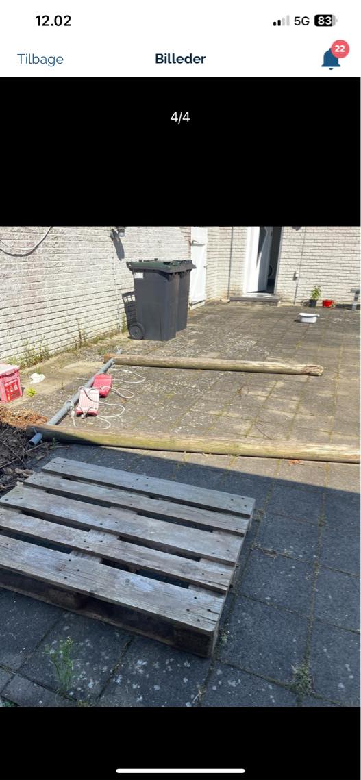 Hjælp til at køre med have affald