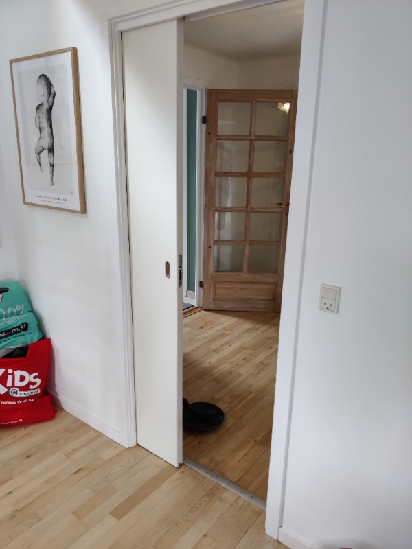 Reparation af skydedør