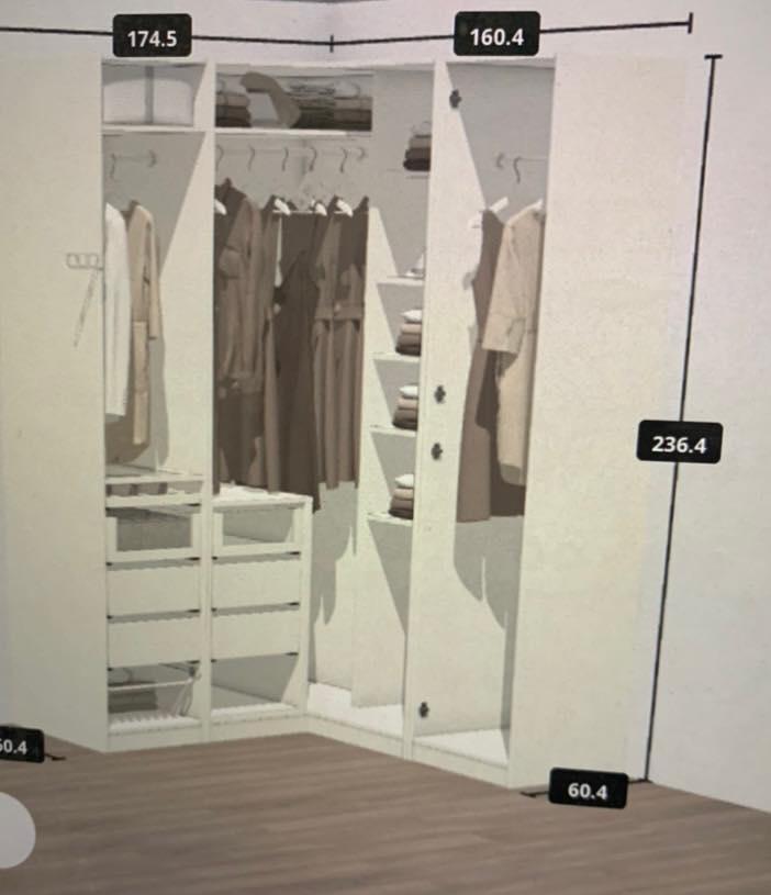 Opsætning af Ikea Pax skabe