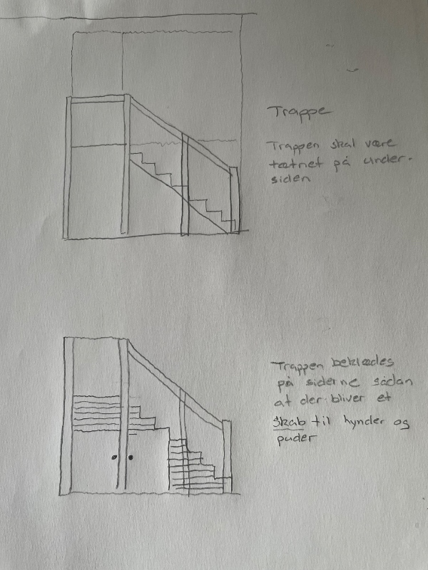 Bygge Terrassetrappe med skab
