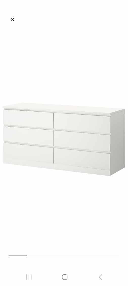 Samlet IKEA møbler og fastgøring til væg