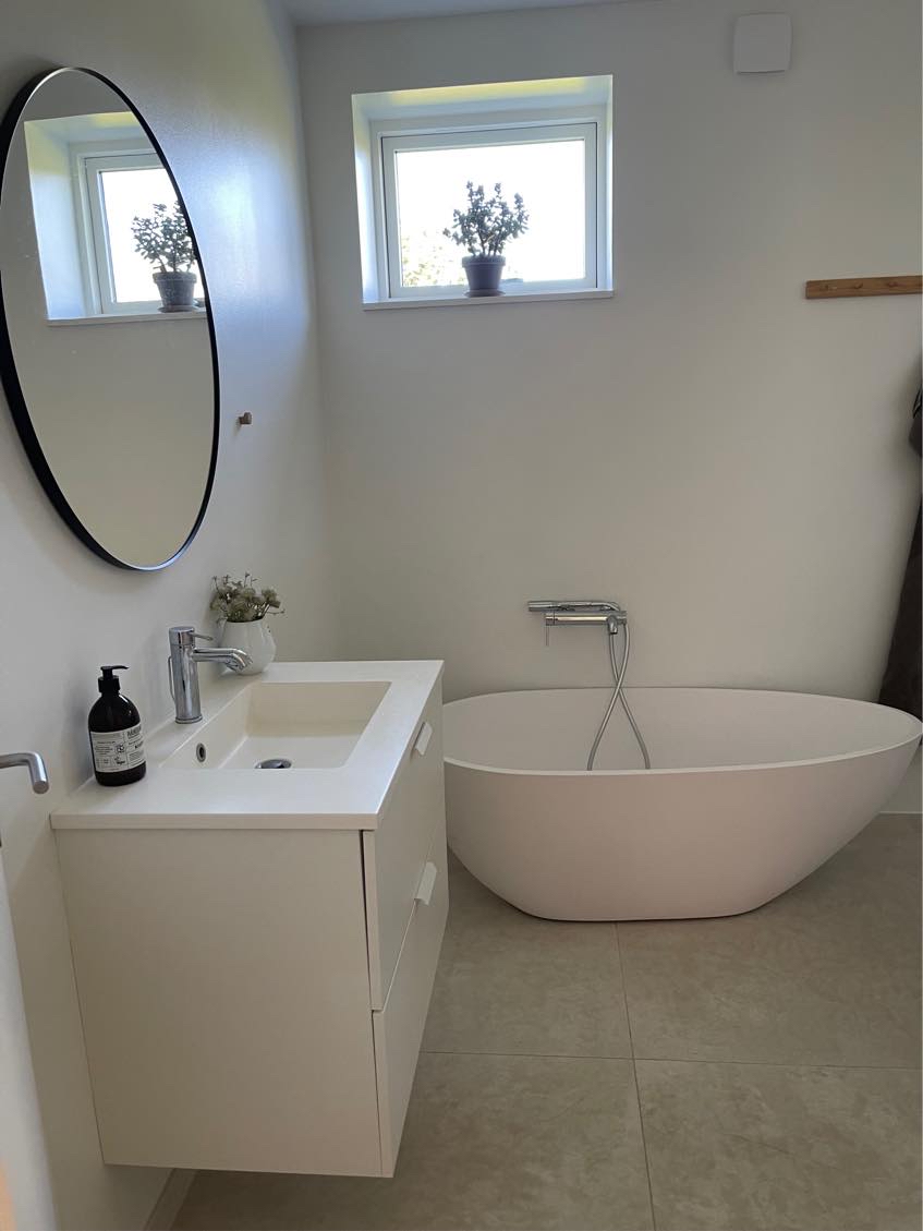 Hjælp til at male mit badeværelse