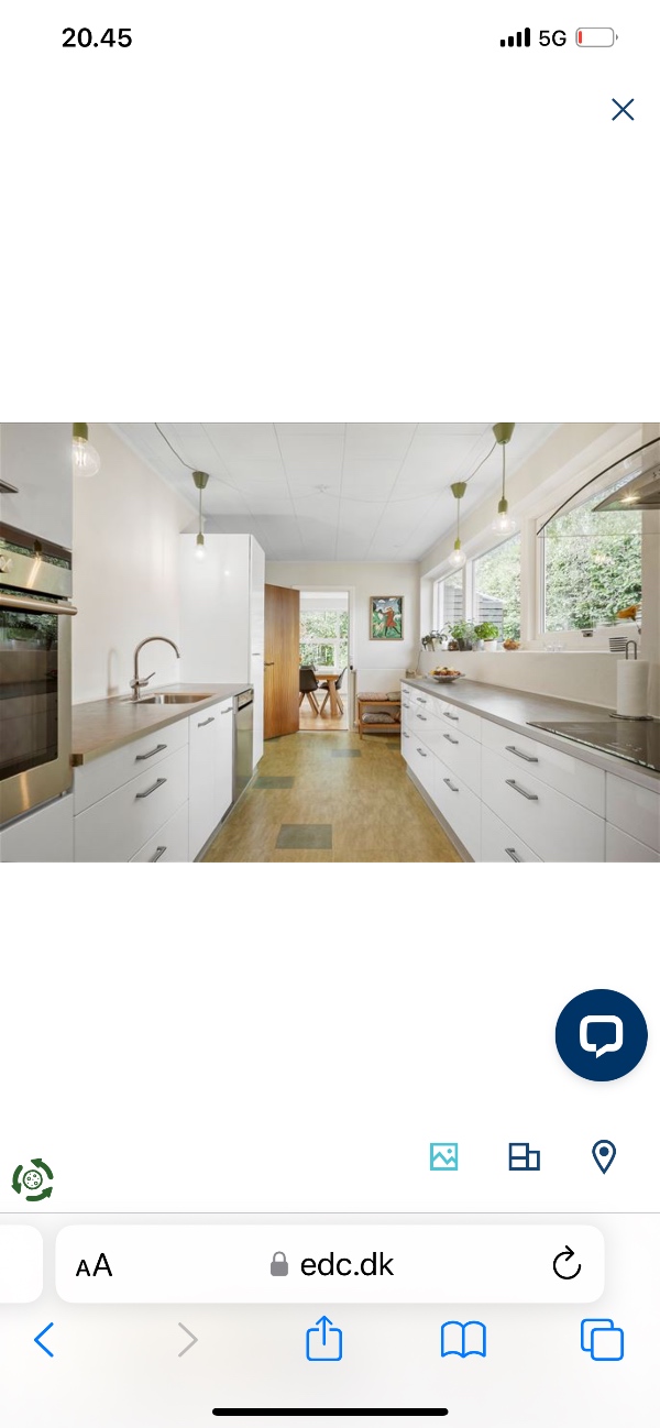 Flytning af køkken frem og tilbage