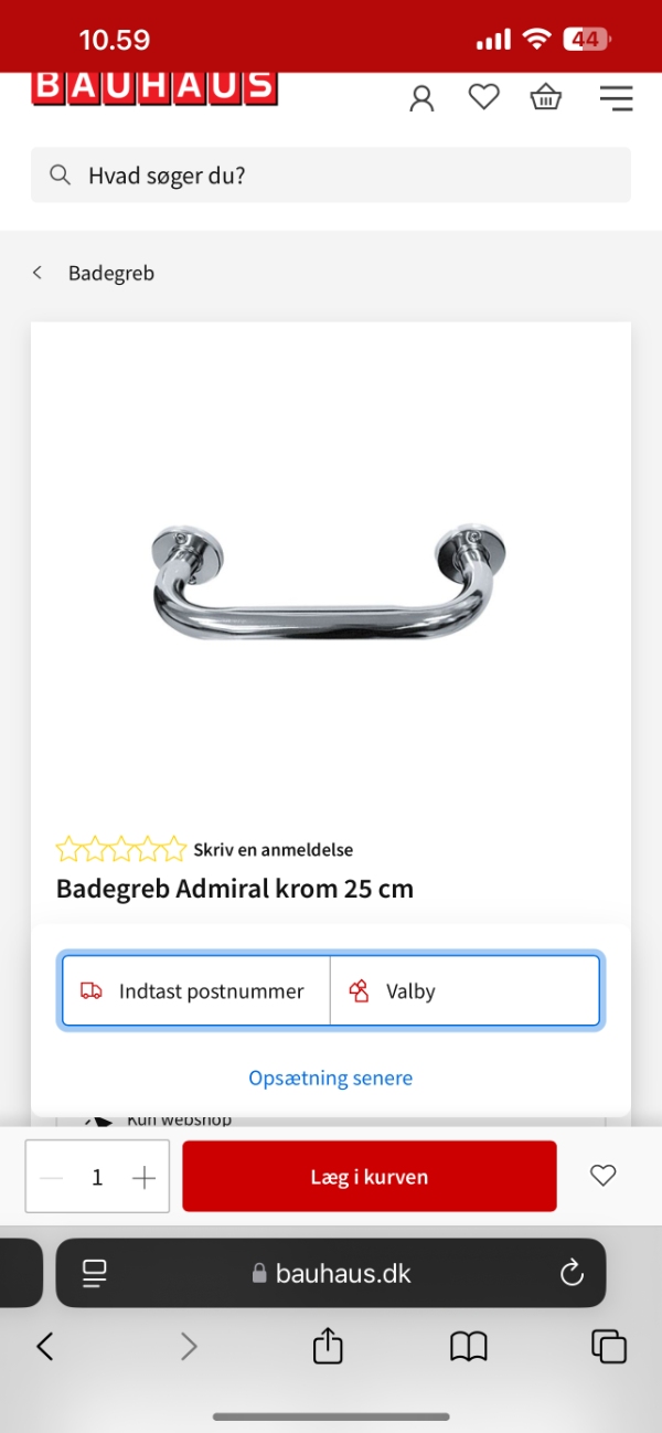 Fikse dørhåndtag på hoveddør