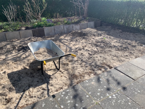 Afhentning af ca. 4 trailerlæs grus