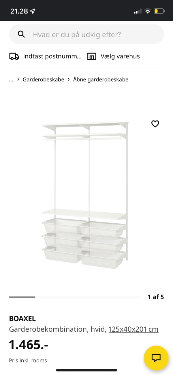 Montere IKEA Boaxel vægskinne