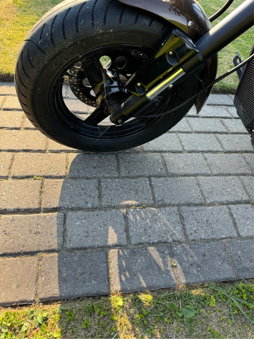 Skift bremser på motorcykel