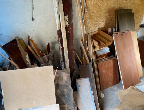 Afhentning af byggeskrald