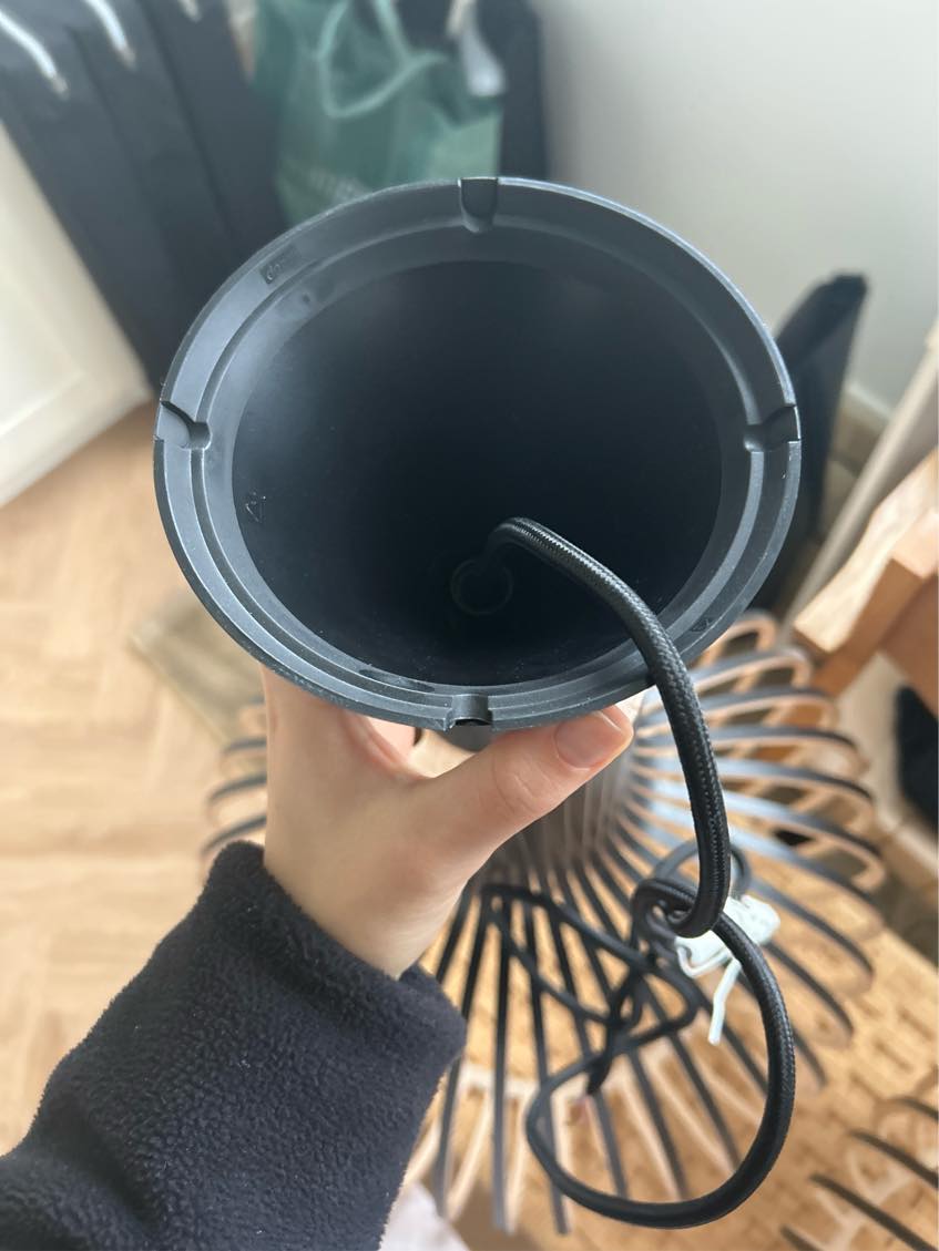 Hjælp til montering af lampe