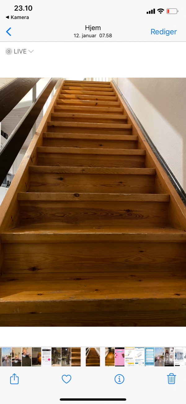 Gulvslibning af trappetrin