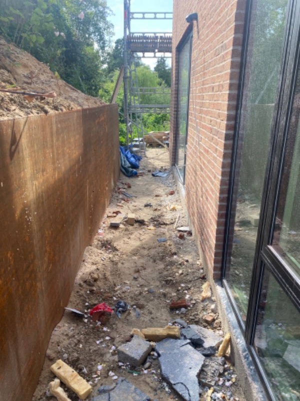 Udendørs trappe i beton