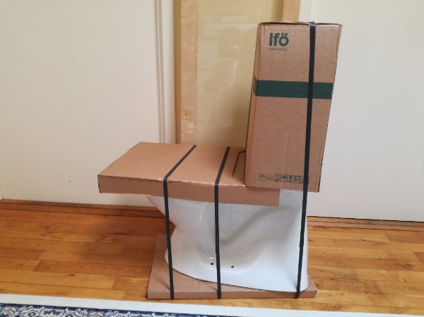 montering og bortskaffelse af 2 toiletter