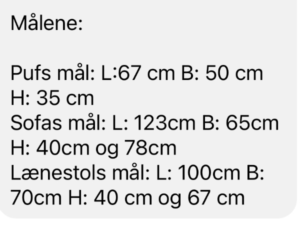 Flytte mindre sofasæt i tre dele fra Hovedgaard til Aarhus C