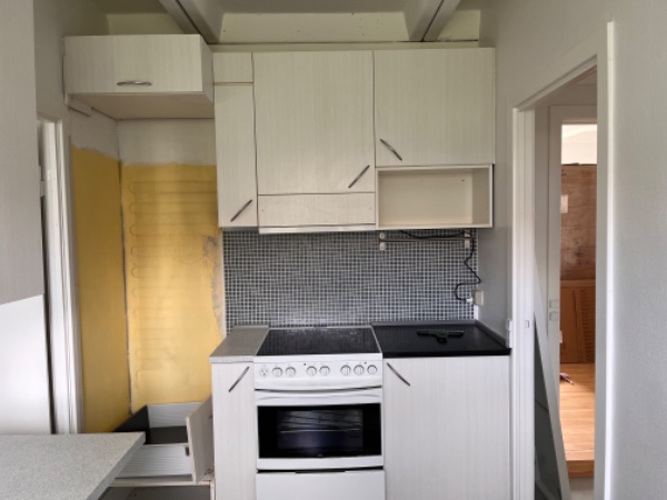 Nedtagning og bortskaffelse af køkken