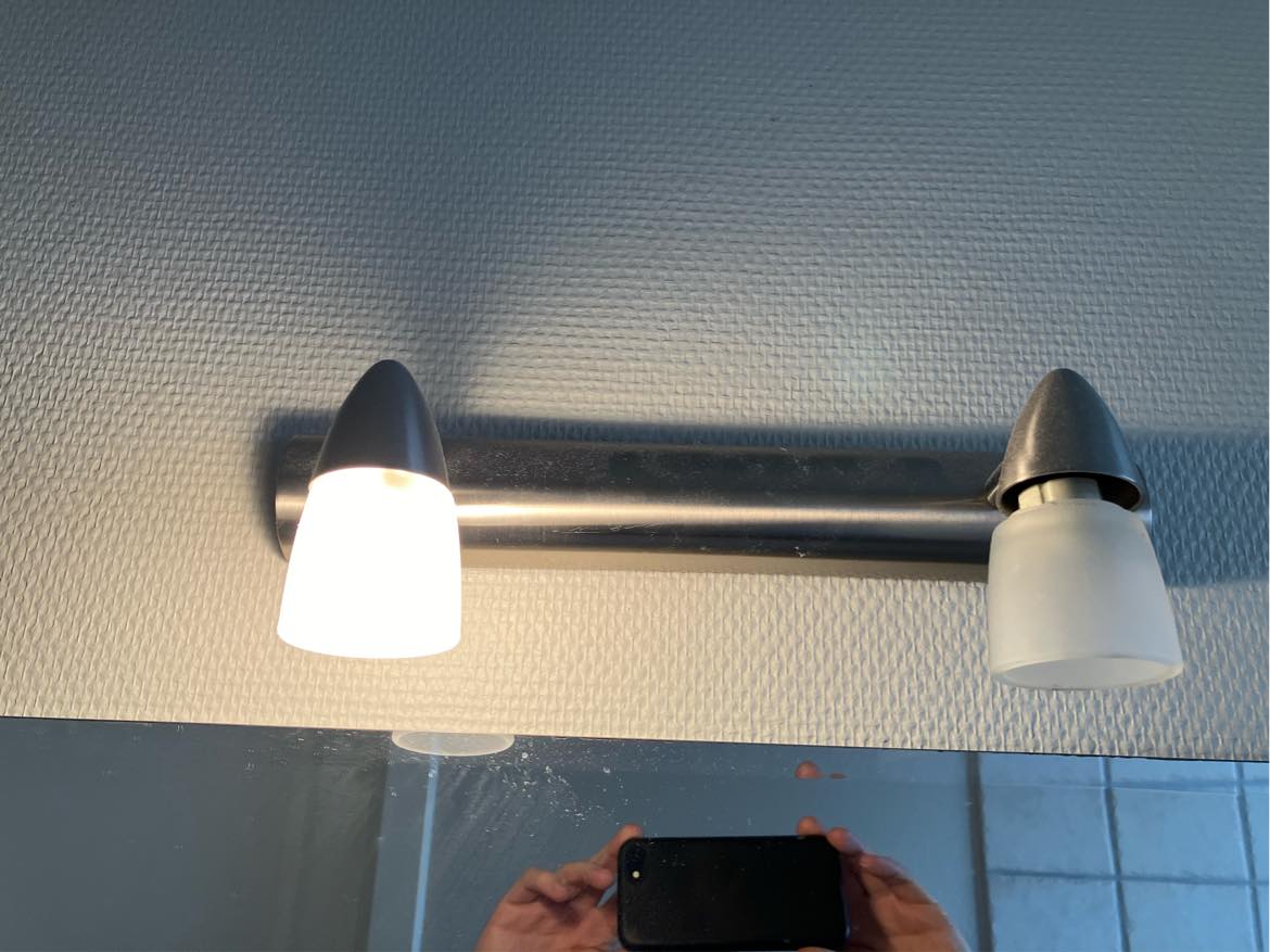 Opsætning af lampe