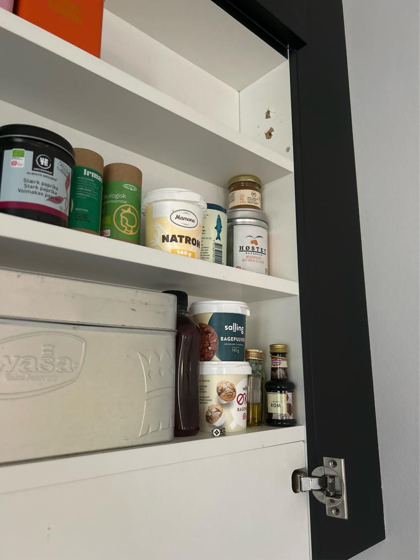 Hjælp til at lave en køkkenlåge hvor skruerne ikke længere tager ved.