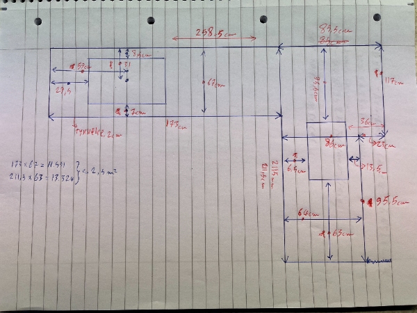 Fjernelse af den gamle bordplade, Opmåling og eftermontering af køkkenbordplade