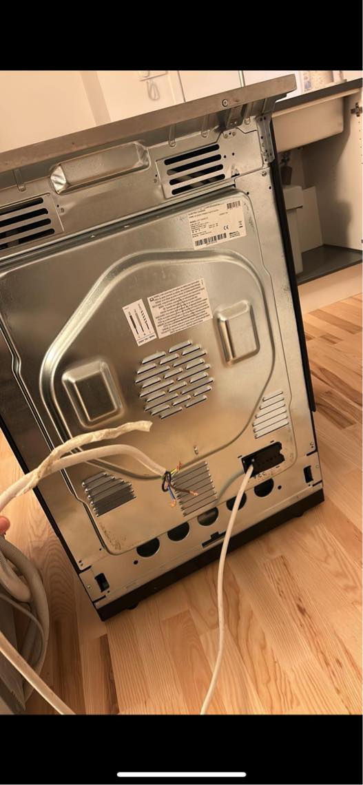 Tilslutning af komfur