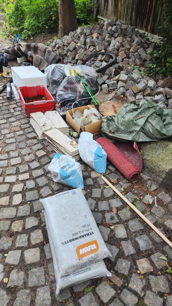 Fjernelse af diverse fra min indkørsel