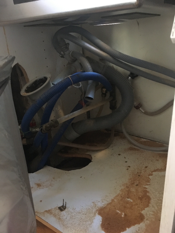 Tilslutte køkkenvask