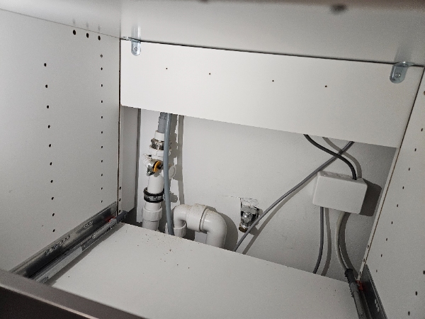 Installation af vaskemaskine og tørretumbler