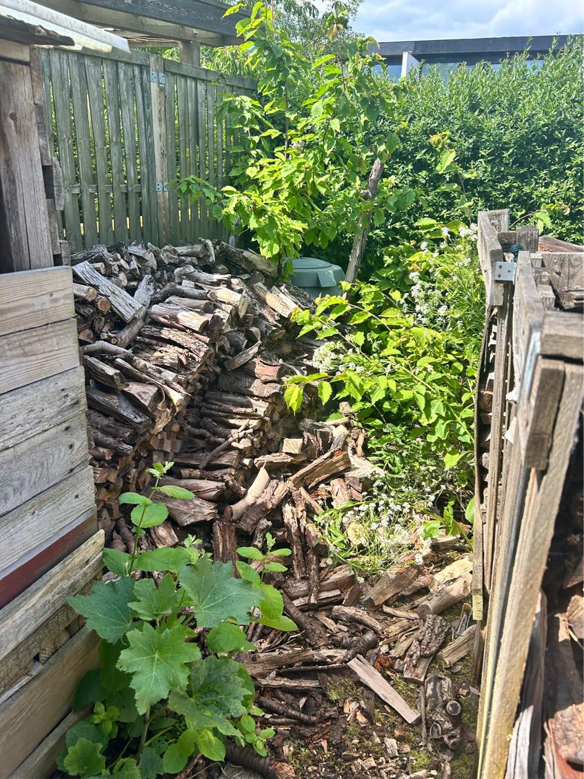 Fjerne gammelt brændestabel