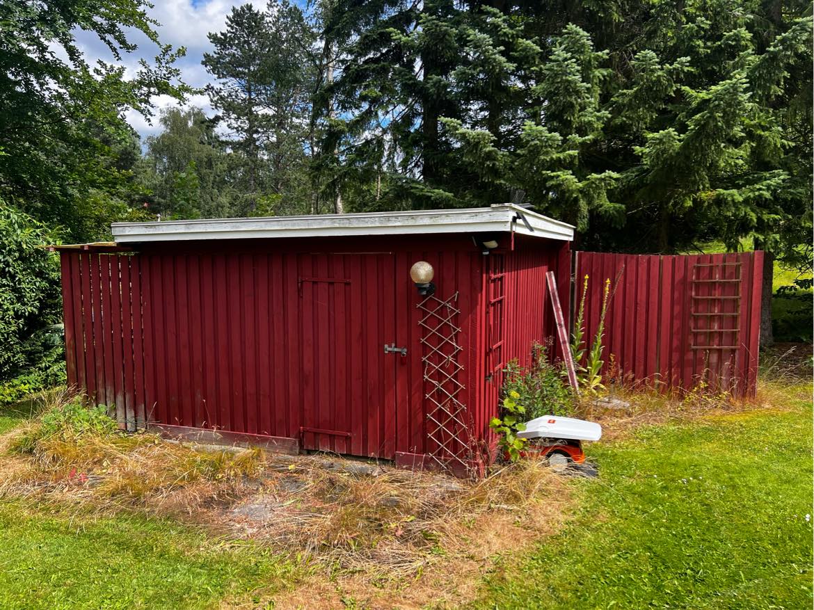 Male sommerhus udvendigt