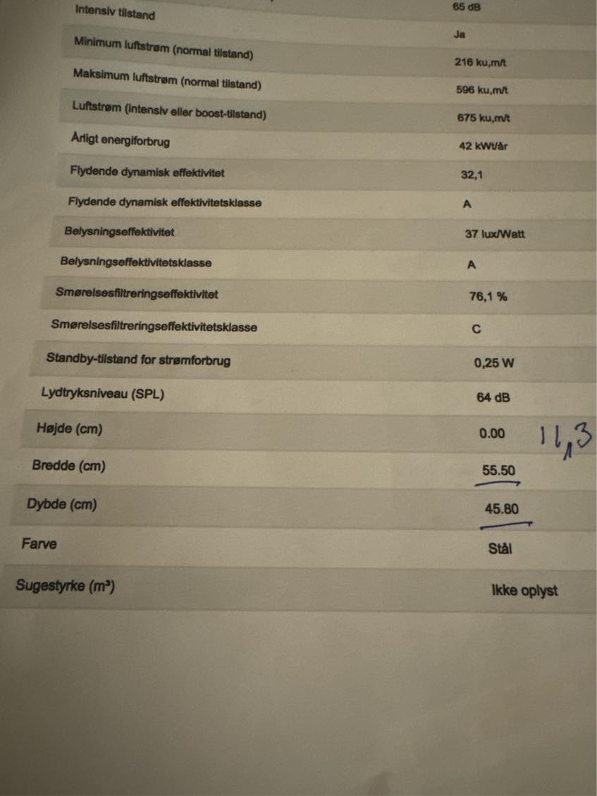 Installation og opsætning af emhætte