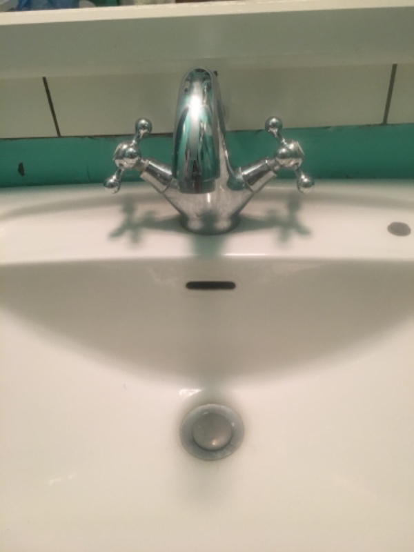 Montering af håndvaskarmatur 