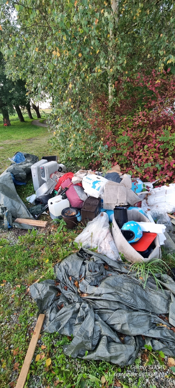 Kørsel af affald på genbrug ingen specifik dato