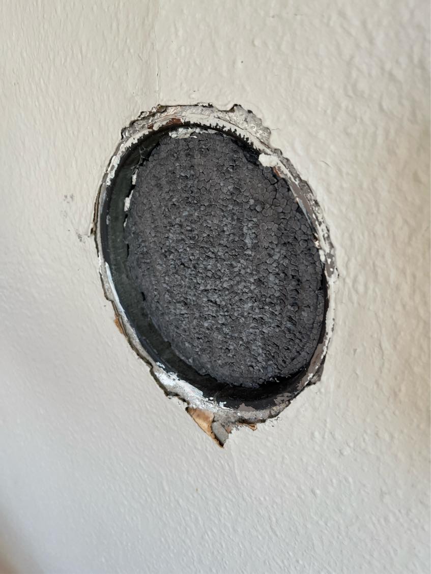 Mure hul fra skorsten op