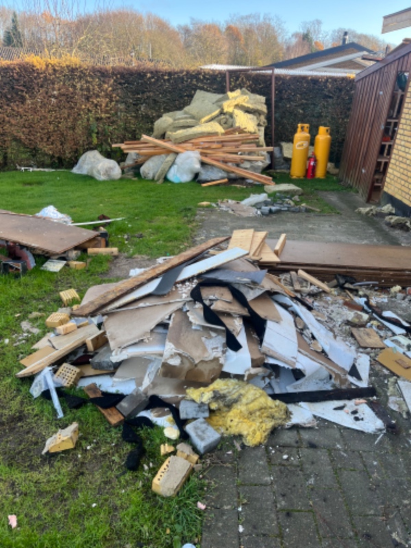 Oprydning/bortkørsel/sortering