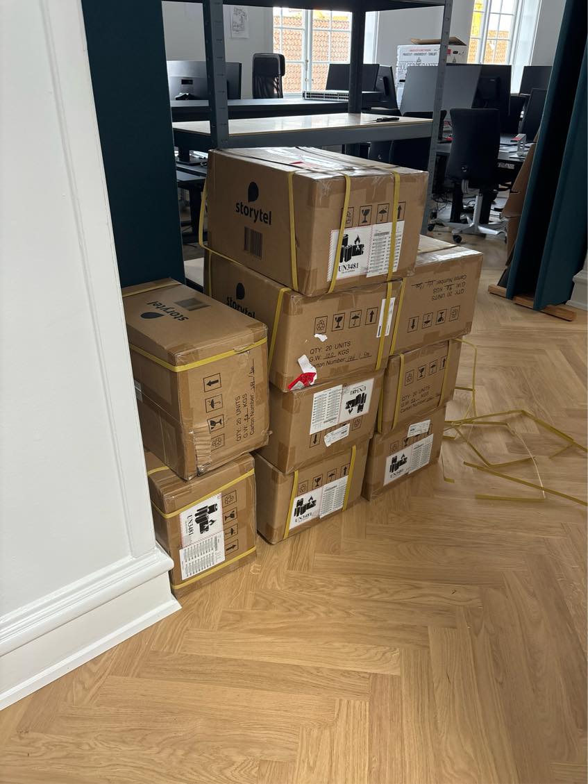 Flytte ting fra 1. sal til kælderrum