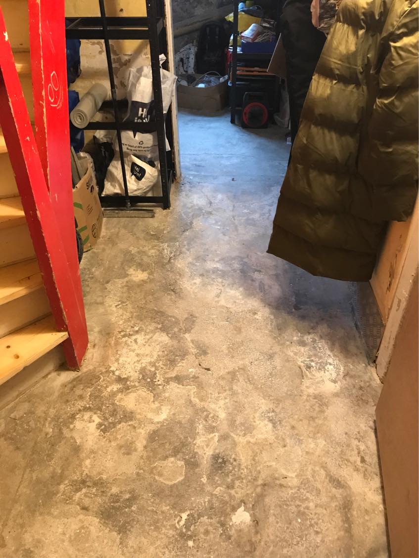 Rengøring af kælder