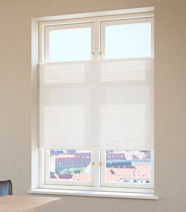 Opsætning af Plisse gardiner