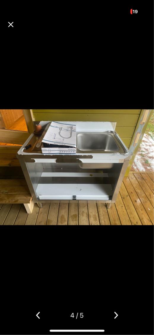 Hente udekøkken i Nordsjælland og bringe til Hvalsø