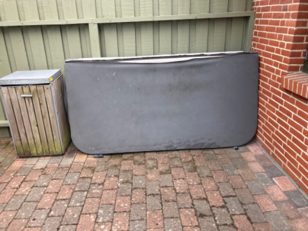 Kørsel til genbrugsstation af demonteret SPA