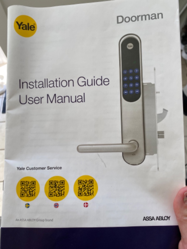 Montering af Doorman lås