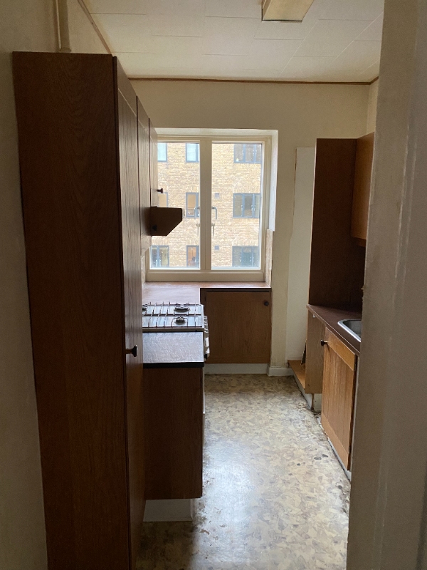 Spartel af vægge i 3 rum + loft i 1 rum